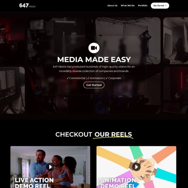 647media landing page